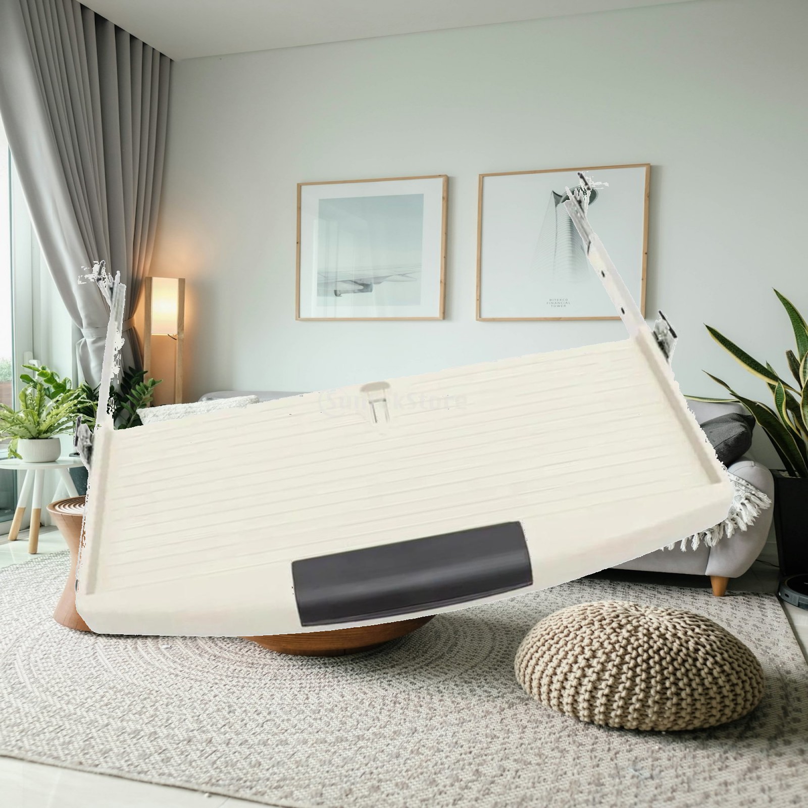 Ergonomic Desk Setup Keyboard - Laci Keyboard Komputer Geser Plastik di