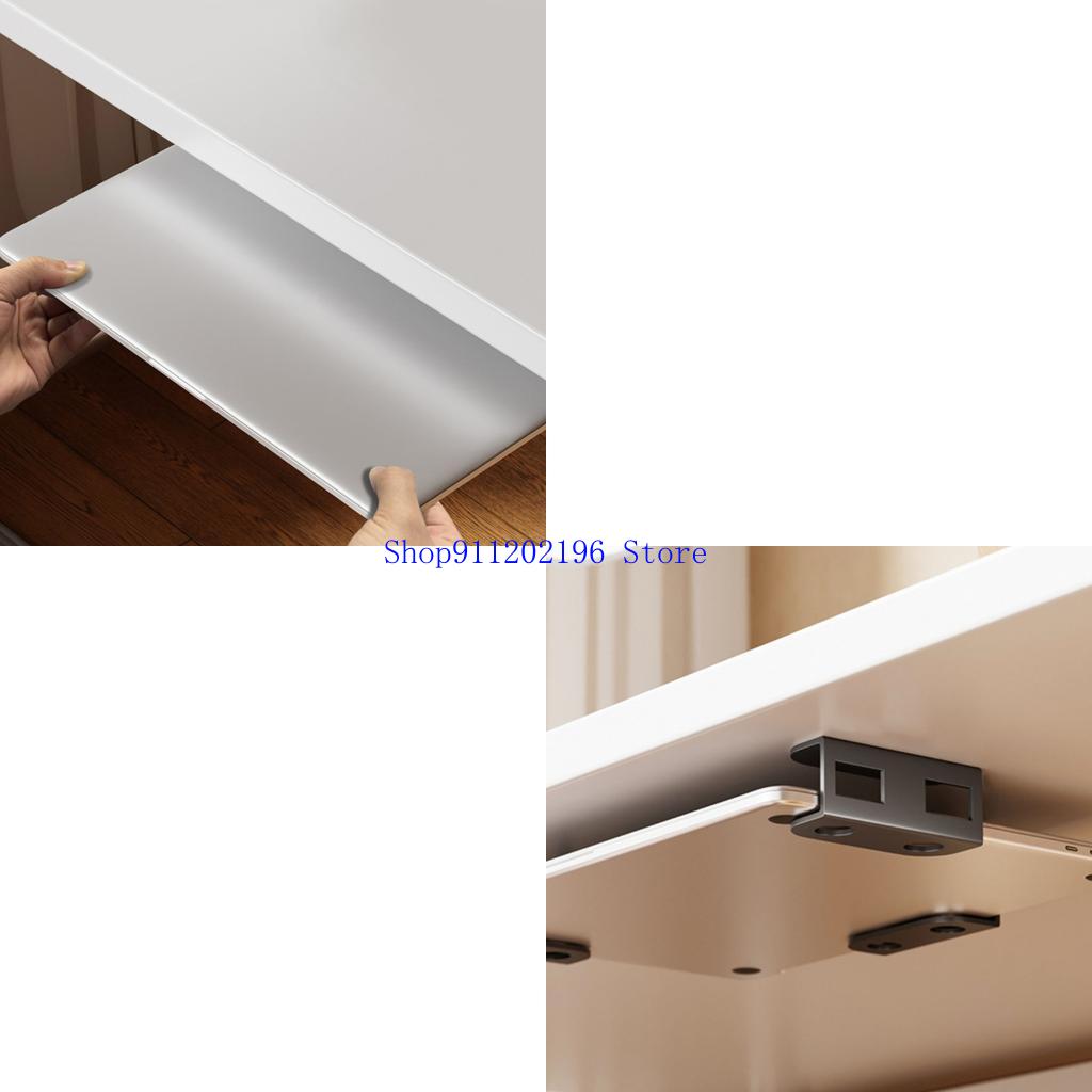 Desk Setup Build - Penyangga Notebook Bawah Meja, Tempat Penyimpanan,