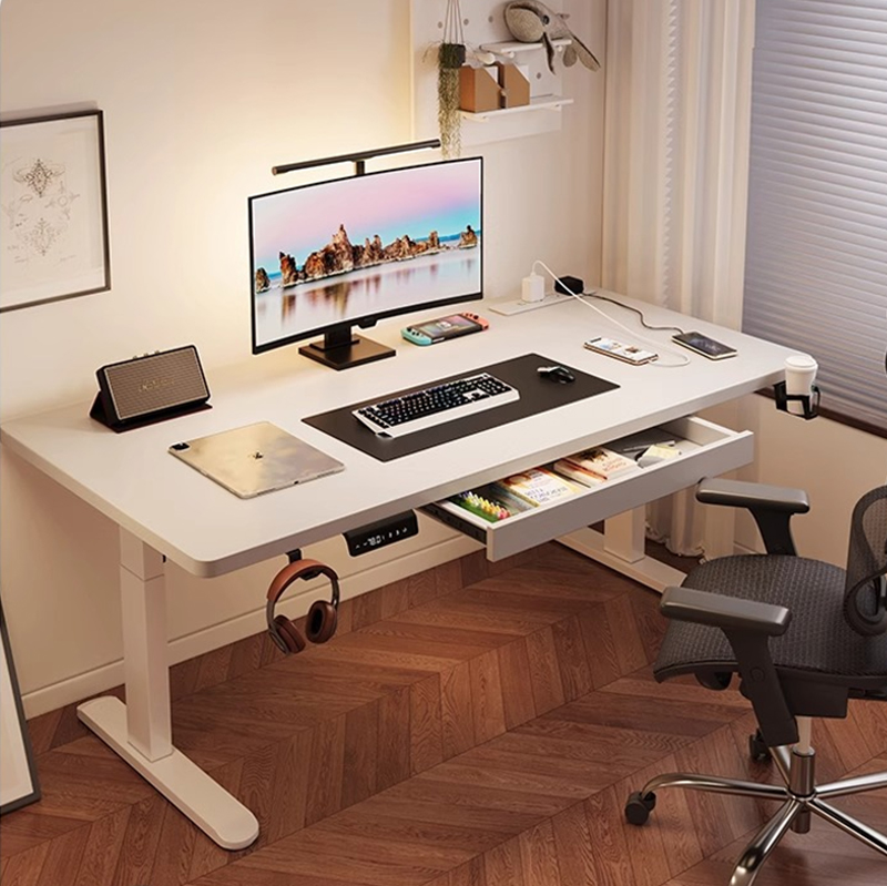 Desk Setup Bedroom - Meja Kerja Elektrik Modern Berbahan Besi