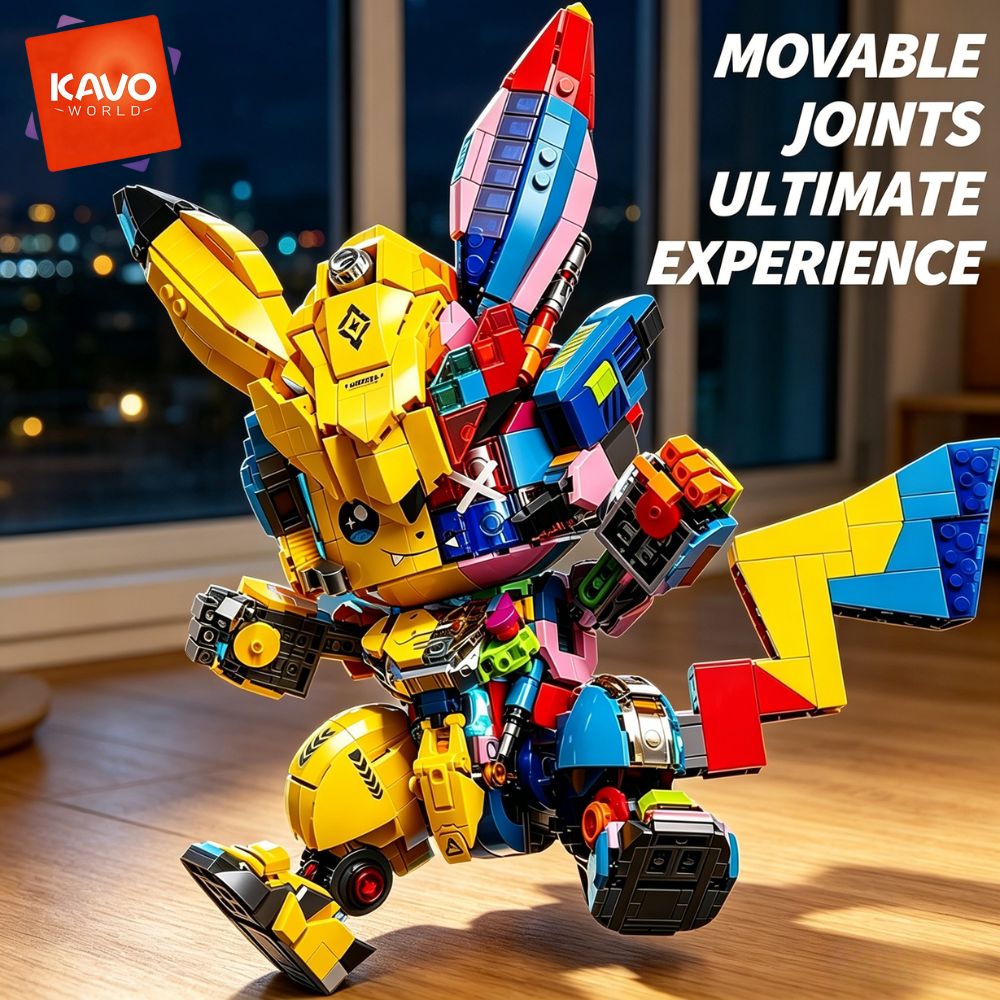 Desk Setup Build - KAVOWORLD 1505PCS Kit Model Blok Bangunan