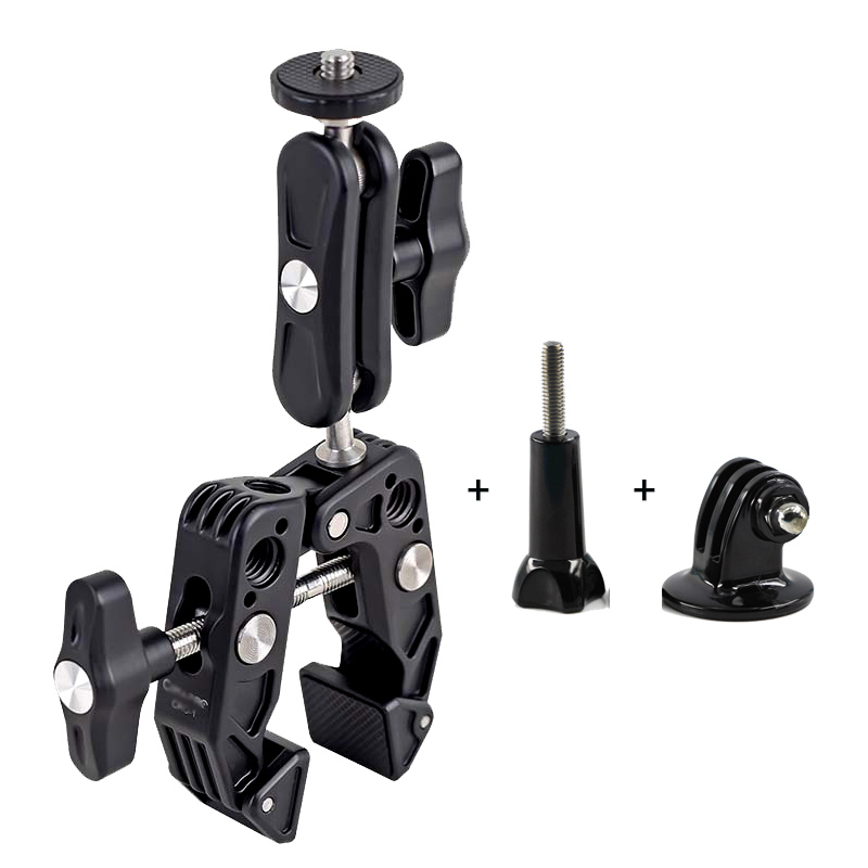 Monitor Arm Clamp - Klem Super logam dengan 360 kepala
