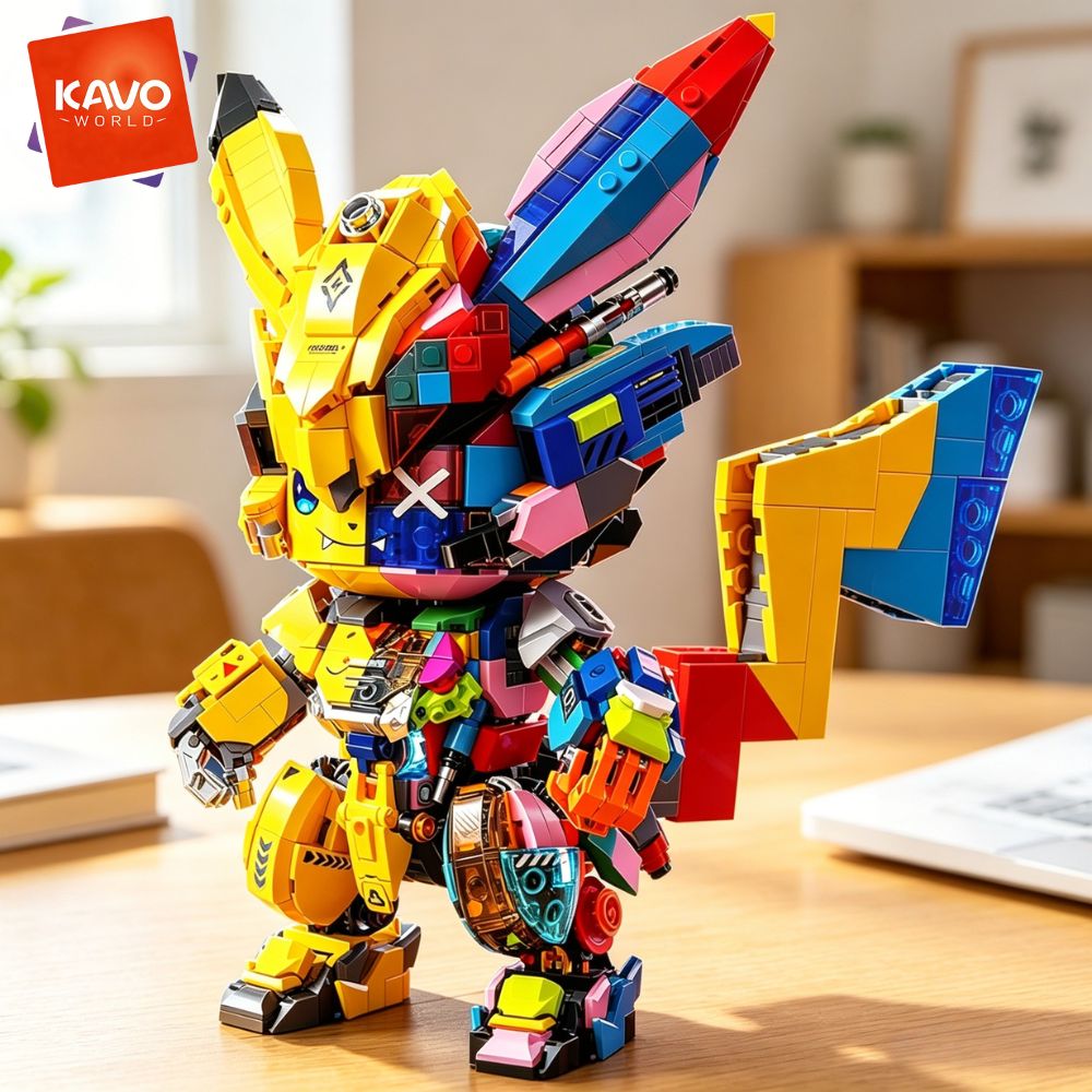 Desk Setup Build - KAVOWORLD 1505PCS DIY Mecha Mouse Building