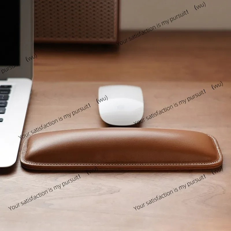 Ergonomic Desk Setup Keyboard - ZOCI-Bantalan Pergelangan Tangan Kulit Asli Bantalan