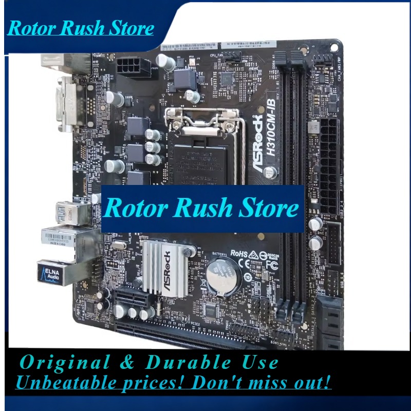 Intel Cpu Core I9 - Motherboard RoRuSASRock H310CM-HDV Mendukung Prosesor Intel