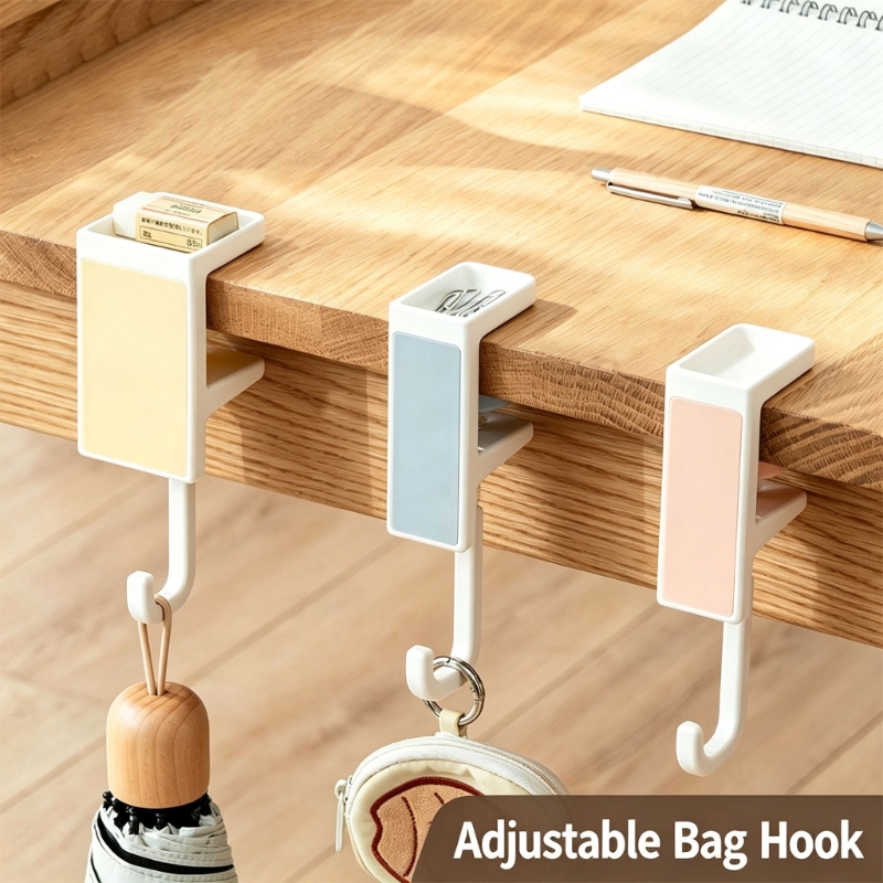 Desk Setup Reference - X5XA Gantungan Tas Bawah Meja, Tas