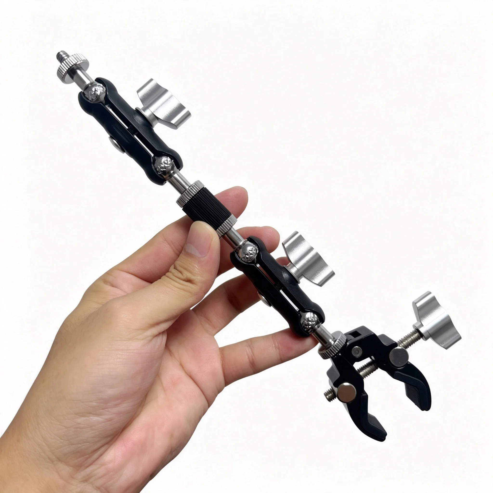 Monitor Arm Clamp - Penjepit Logam Kamera dengan Lengan Ajaib