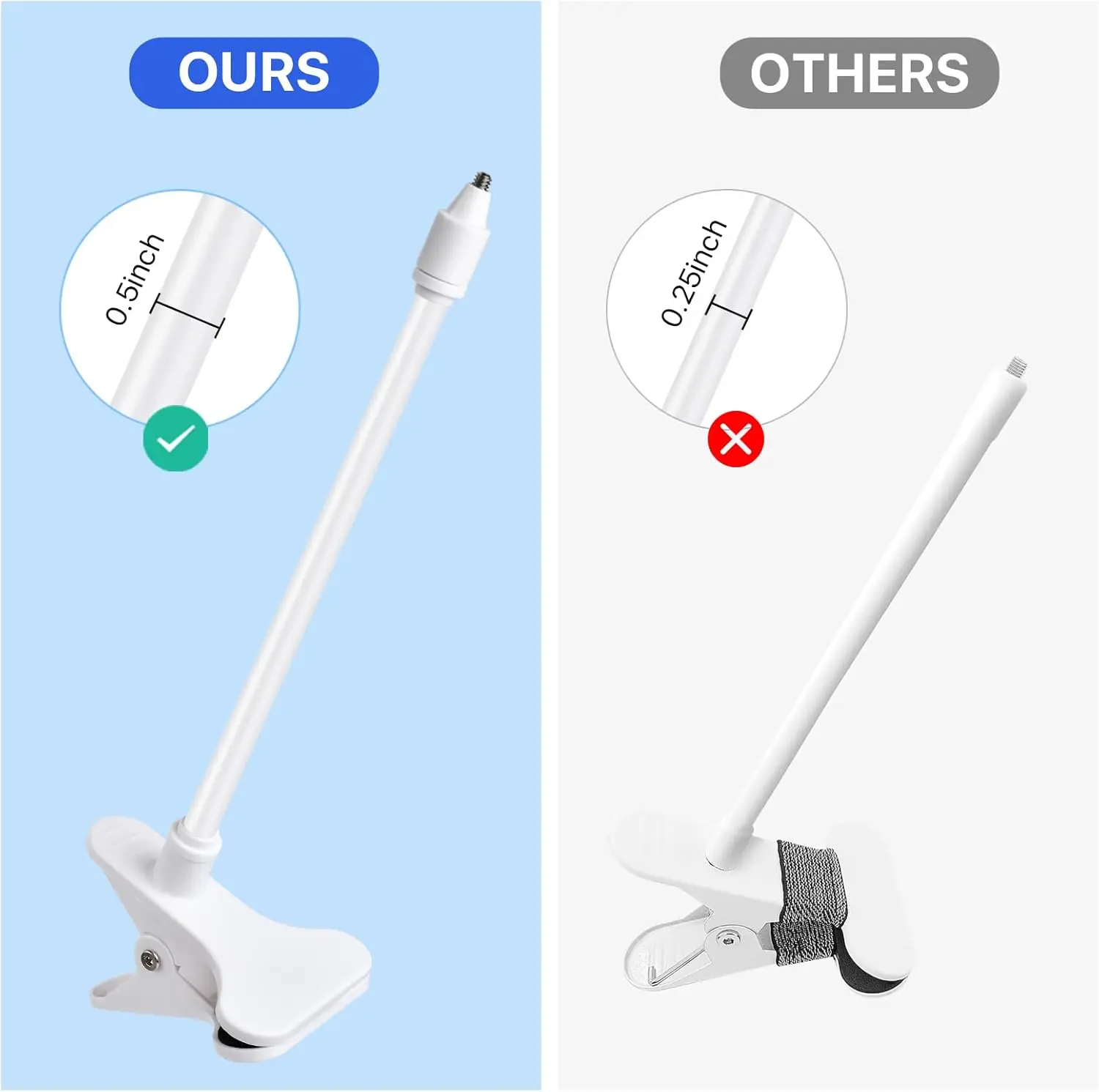 25Cm/41Cm Klip Monitor Bayi Fl - Monitor Arm Clamp ulasan dan harga