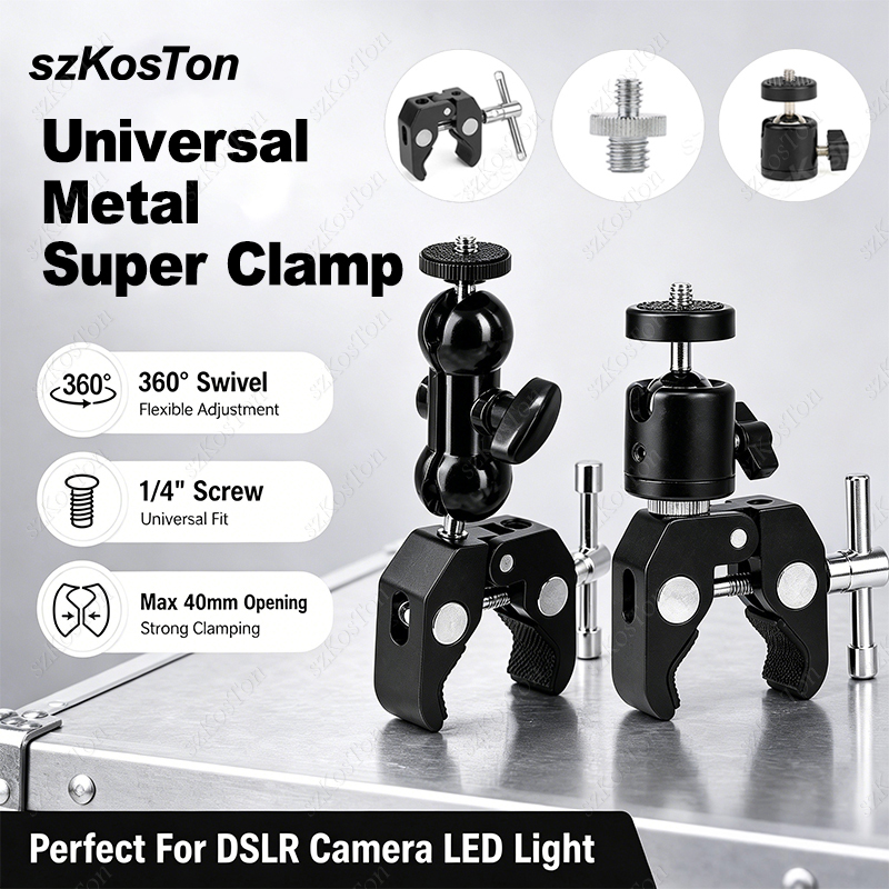 Penjepit Logam Kamera Super 36 - Monitor Arm Clamp ulasan dan harga