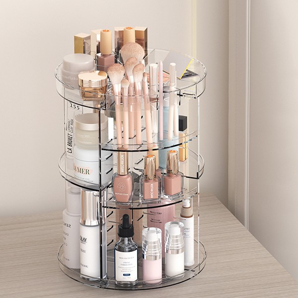 Rak Penyimpanan Kosmetik Berpu - Desk Setup Shelves ulasan dan harga
