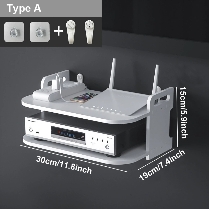 Rak Penyimpanan Kabel Router y - Desk Setup Shelves ulasan dan harga