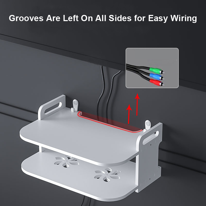 Rak Penyimpanan Kabel Router y - Desk Setup Shelves ulasan dan harga