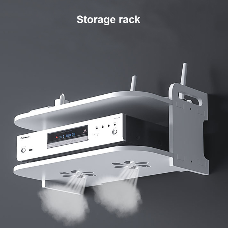 Rak Penyimpanan Kabel Router y - Desk Setup Shelves ulasan dan harga