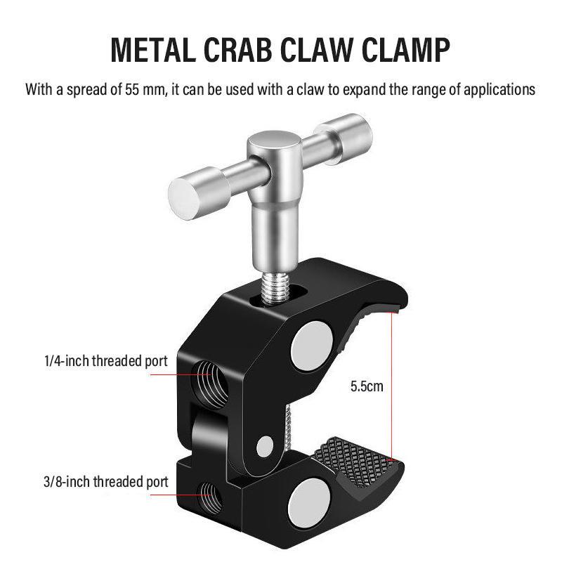 Lengan Ajaib 7/11/20 Inci 360  - Monitor Arm Clamp ulasan dan harga