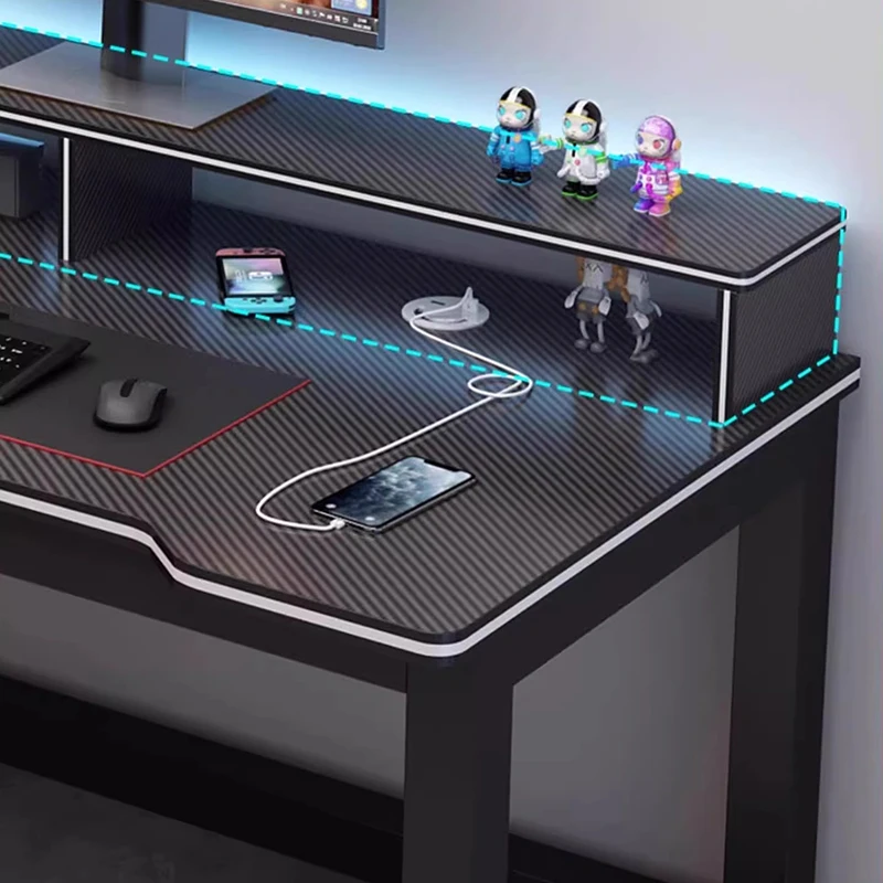 Meja Komputer Gaming dengan Pe - Ergonomic Desk Setup Keyboard ulasan dan harga