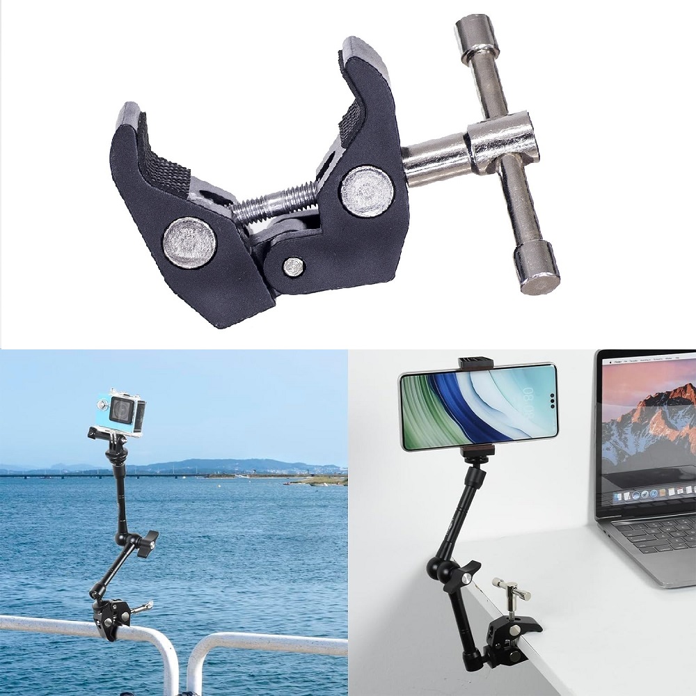 Penjepit Ballhead Besar dengan - Monitor Arm Clamp ulasan dan harga