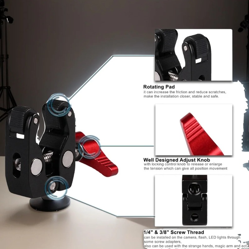 Monitor Dudukan Klem Kamera Pe - Monitor Arm Clamp ulasan dan harga