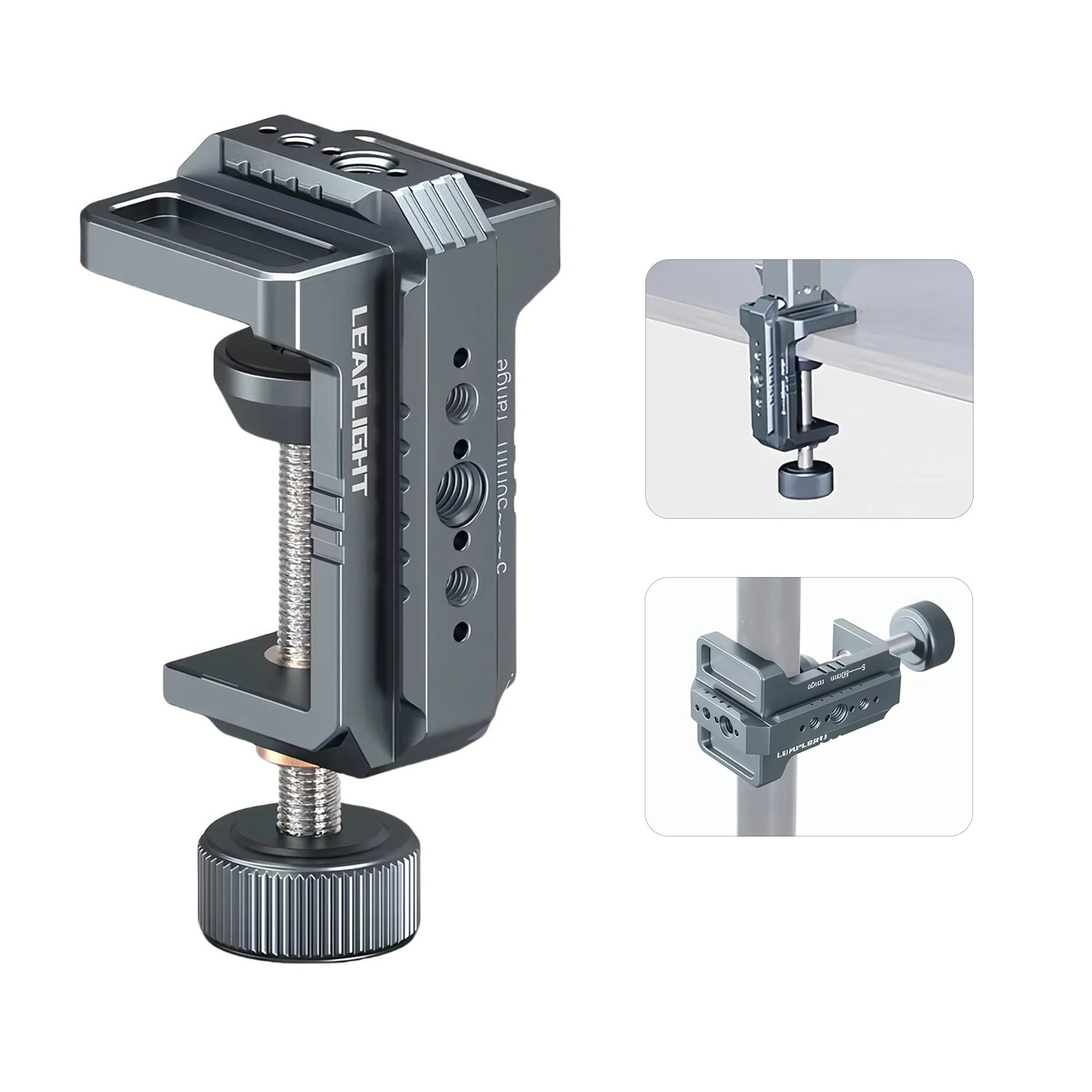 Lanxire C Clamp Aluminium Meja - Monitor Arm Clamp ulasan dan harga