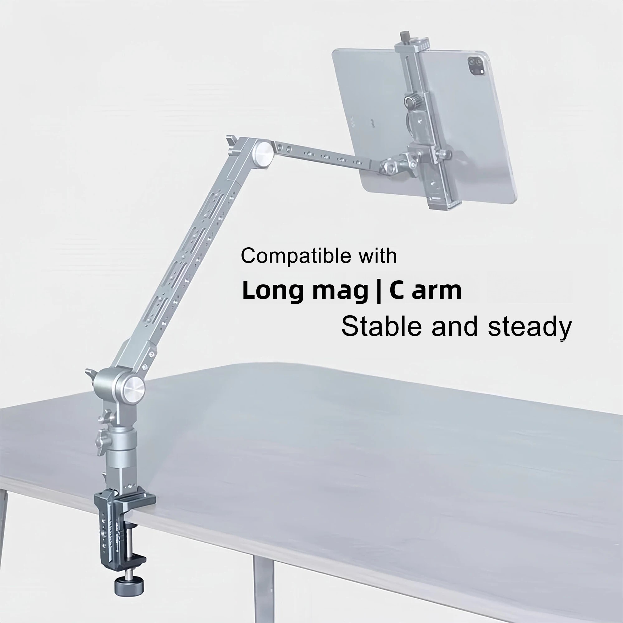 Lanxire C Clamp Aluminium Meja - Monitor Arm Clamp ulasan dan harga