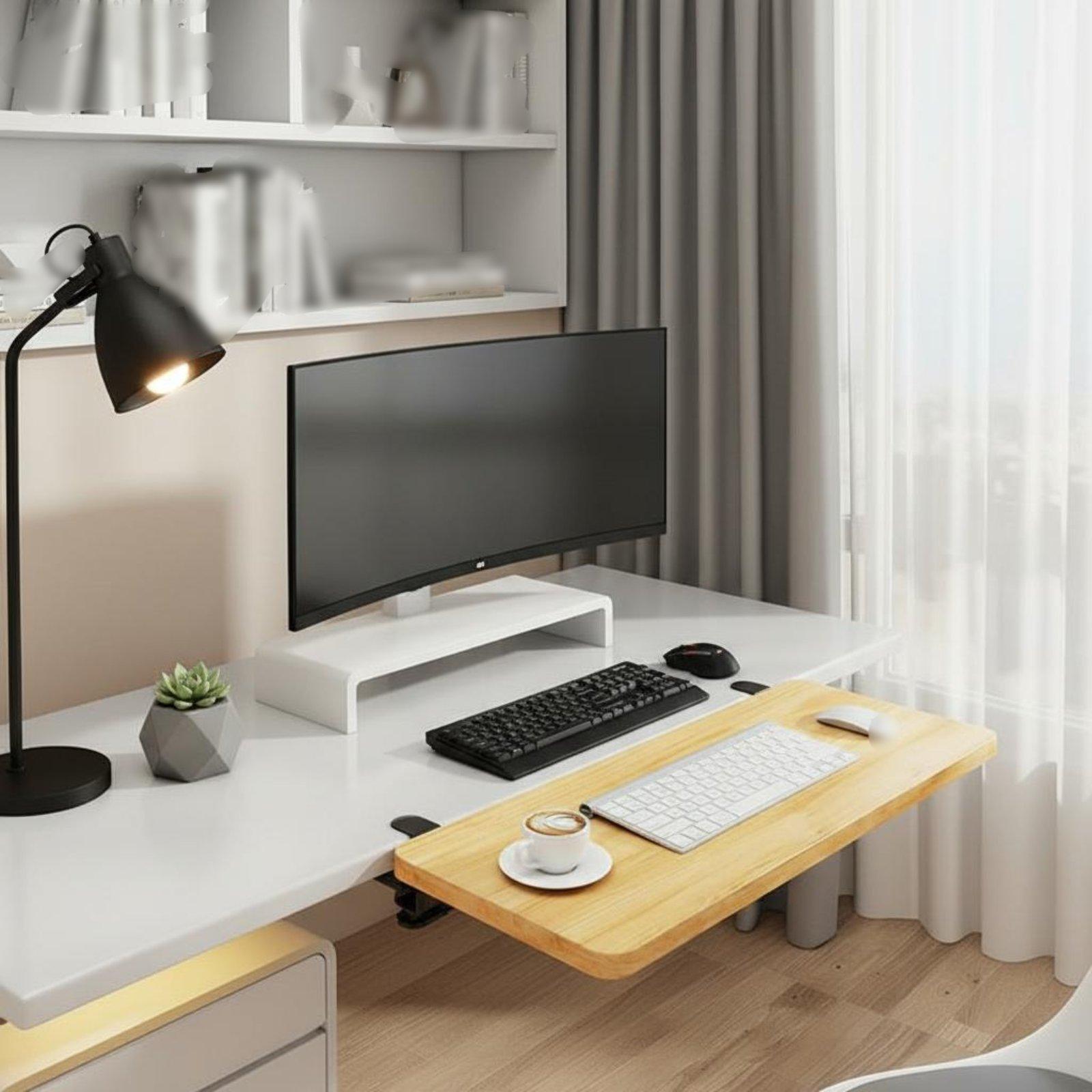 Rak Meja Lipat, Meja Ekstensi, - Ergonomic Desk Setup Keyboard ulasan dan harga