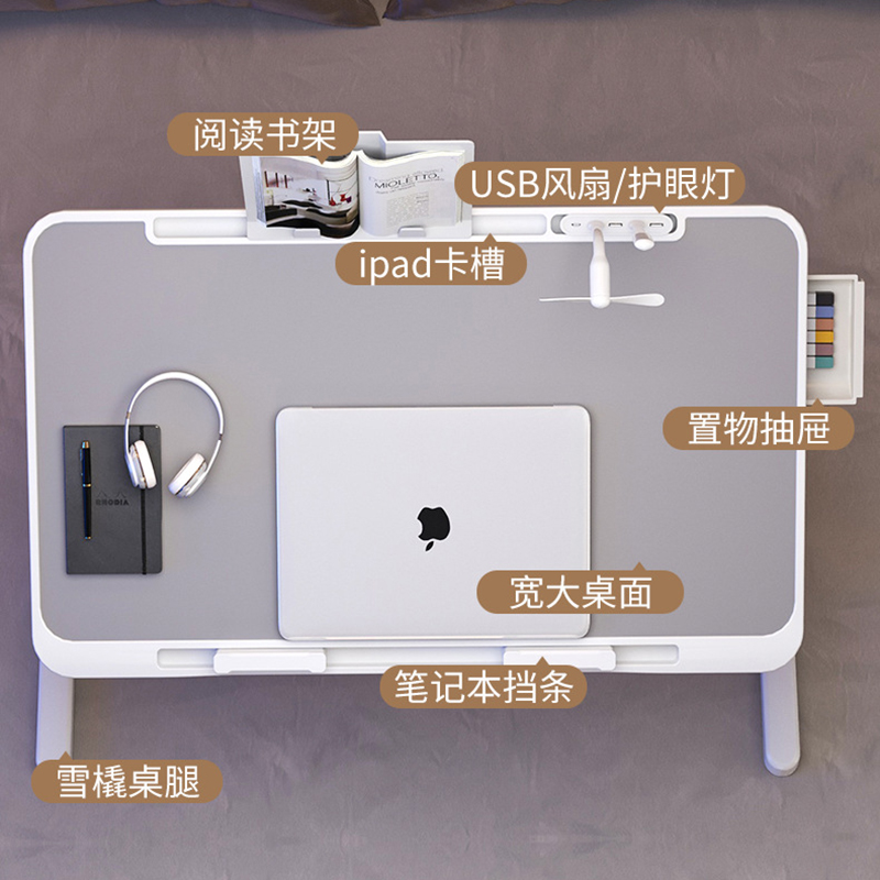 Meja Di Atas Tempat Tidur Meja - Desk Setup Bedroom ulasan dan harga