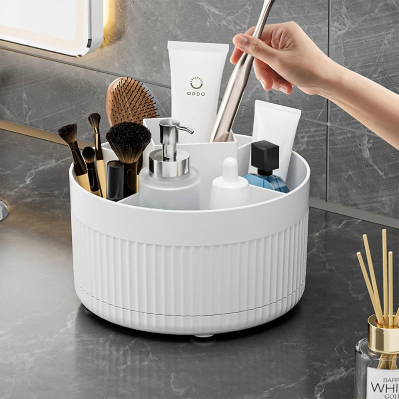 360 °   Wadah Penyimpanan Kuas - Desk Setup Shelves ulasan dan harga