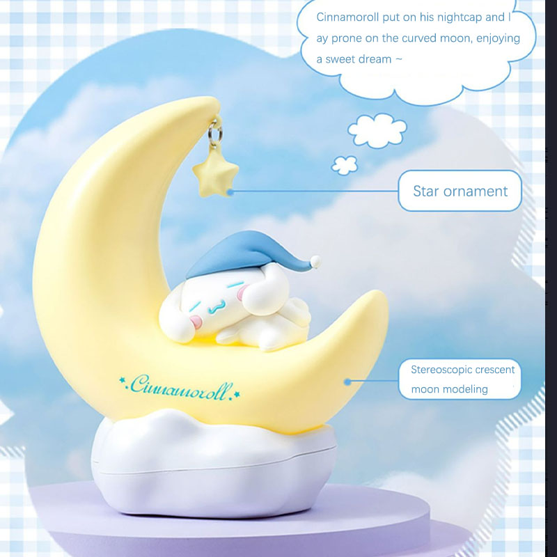 Cinnamoroll Moon Dream Lampu M - Desk Setup Shelves ulasan dan harga