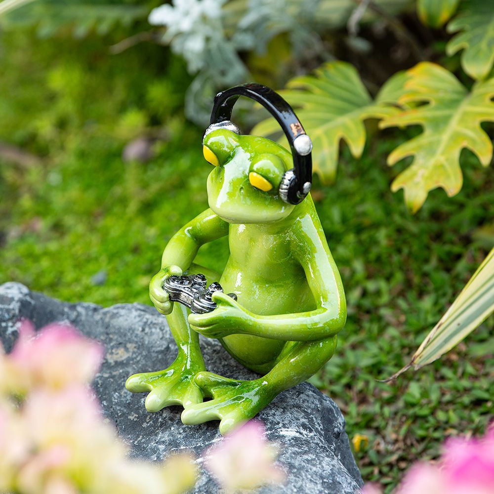 Patung Katak Gaming Lucu denga - Desk Setup Headphones ulasan dan harga