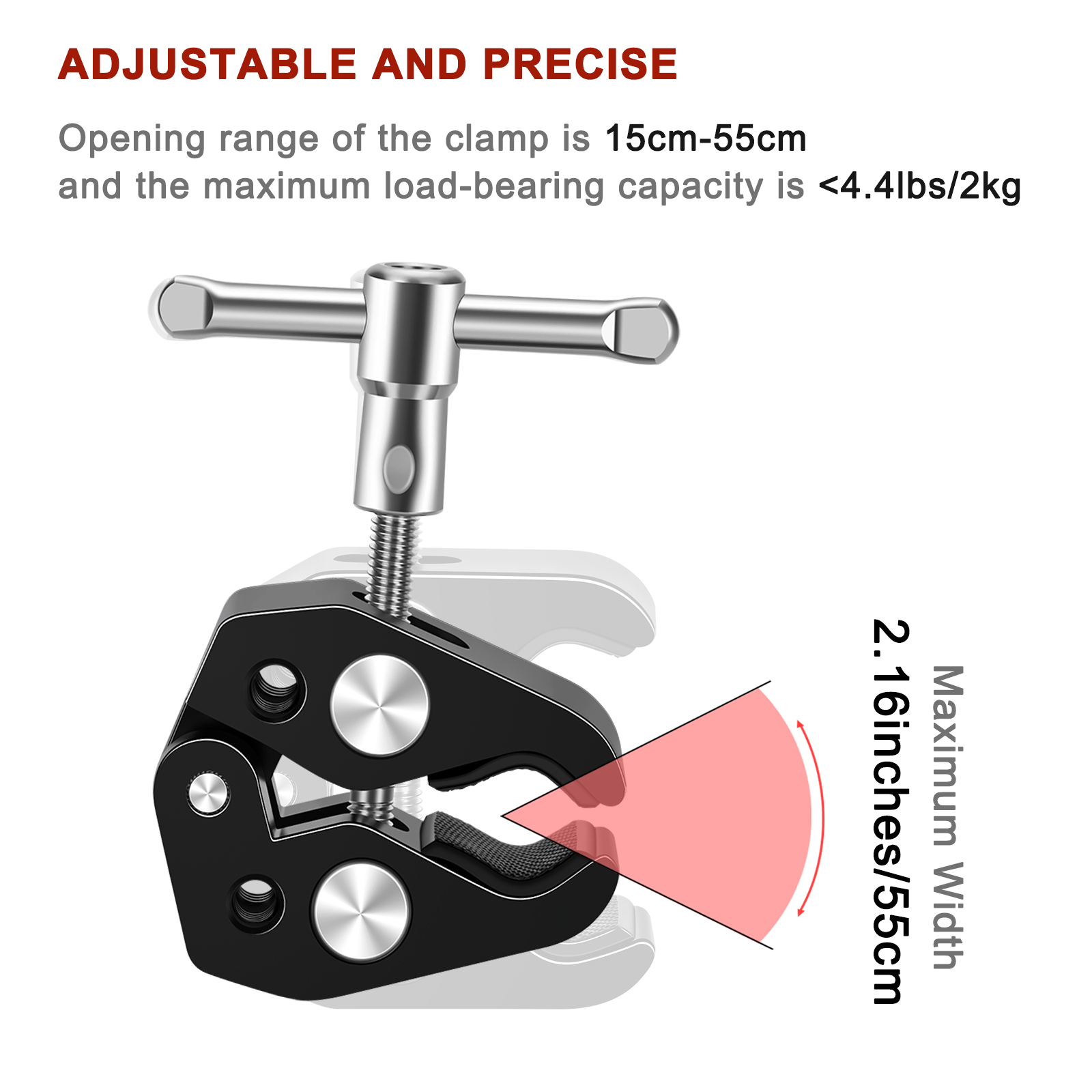 Lanxire Super Clamp Kepiting A - Monitor Arm Clamp ulasan dan harga