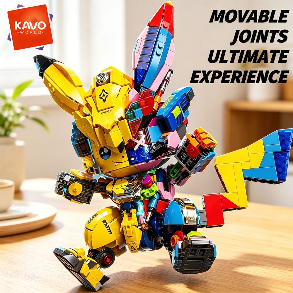 KAVOWORLD 1505PCS DIY Mecha Mo - Desk Setup Build ulasan dan harga