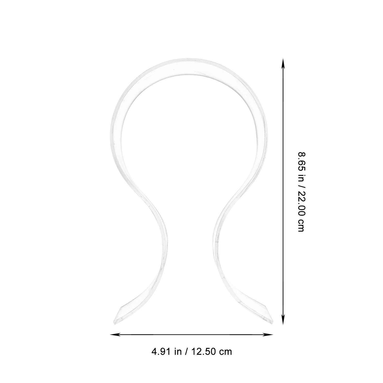 1Pcs Rak Headset Akrilik Berku - Desk Setup Headphones ulasan dan harga