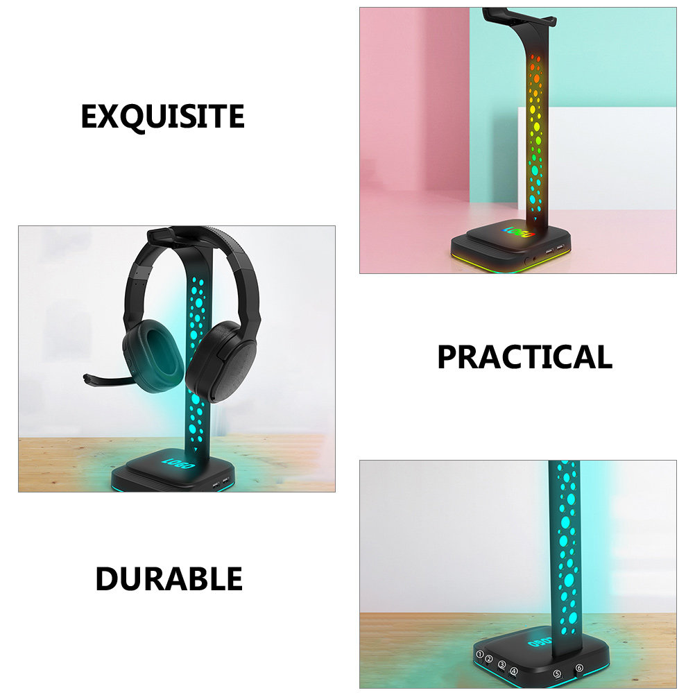Penyangga Earphone, Penyangga  - Desk Setup Headphones ulasan dan harga