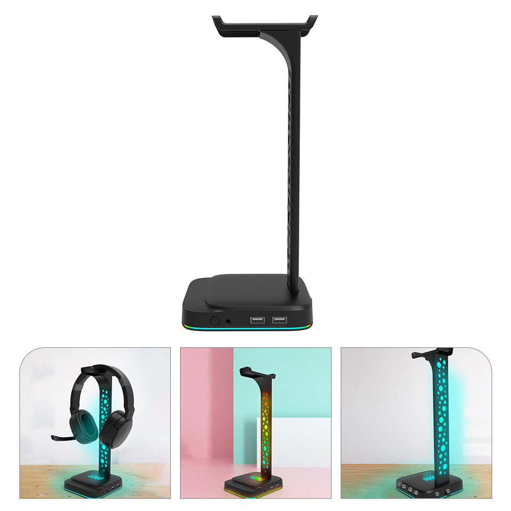 Penyangga Earphone, Penyangga  - Desk Setup Headphones ulasan dan harga