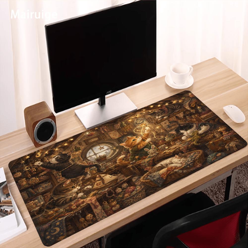 Alas Mouse Kucing Anti-selip u - Desk Setup Bedroom ulasan dan harga