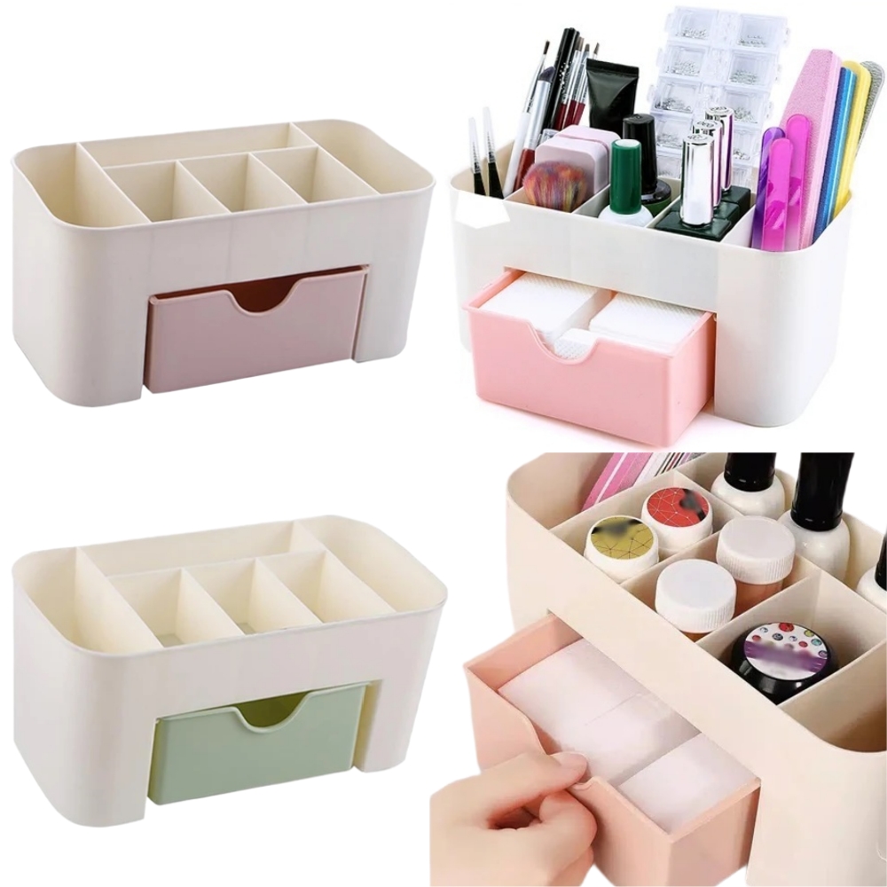 Kotak penyimpan kosmetik, Laci - Desk Setup Shelves ulasan dan harga