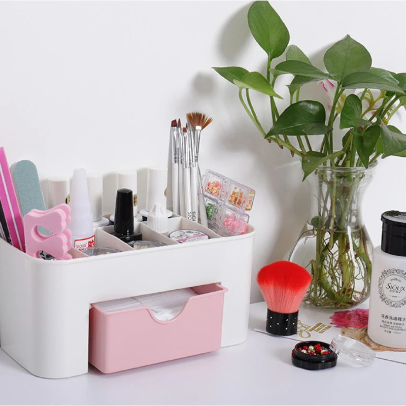 Kotak penyimpan kosmetik, Laci - Desk Setup Shelves ulasan dan harga