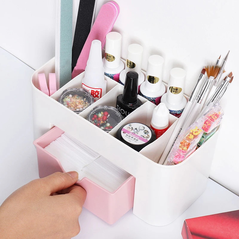 Kotak penyimpan kosmetik, Laci - Desk Setup Shelves ulasan dan harga