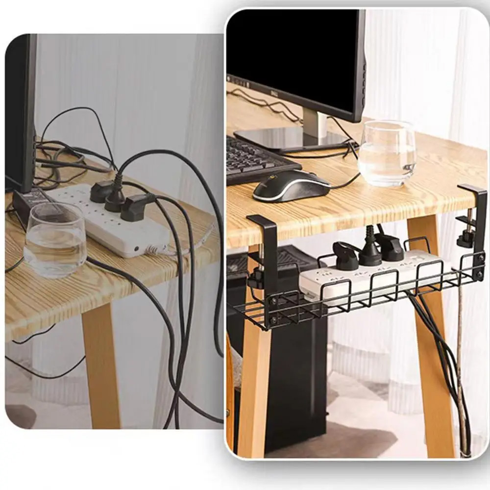 Kotak Pengelola kabel di bawah - Desk Setup Shelves ulasan dan harga