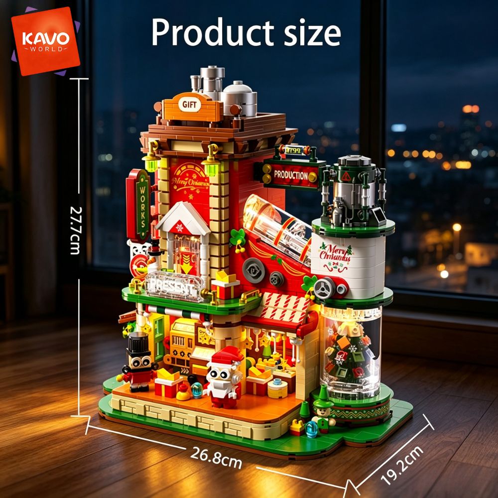 KAVOWORLD 2775PCS Mainan Blok  - Desk Setup Options ulasan dan harga